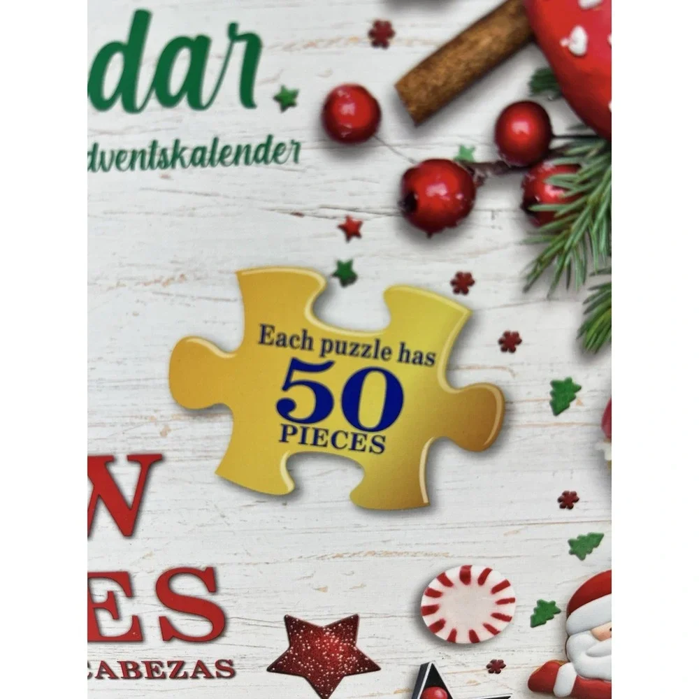 Eurographics: Puzzle Advent Calendar: Christmas Delights - 24 Daily Jigsaws